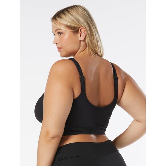 Coco Reef Womens Elevate Bra-Sized Shirt Black 40DD - Picture 2 of 2